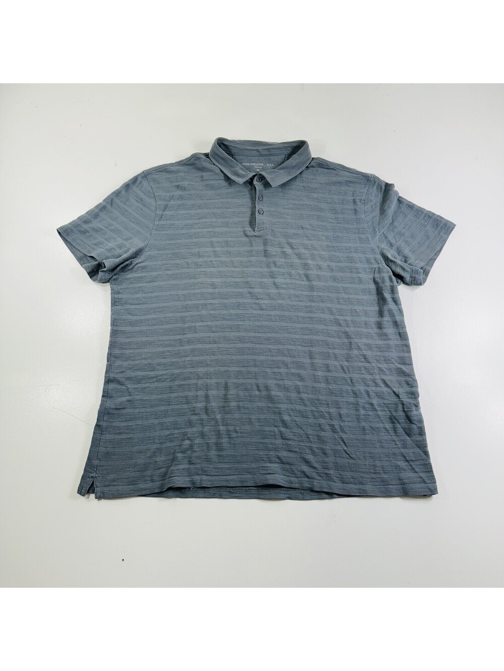 John Varvatos Polo Shirt Short Sleeve Gray Men’s Size XXL